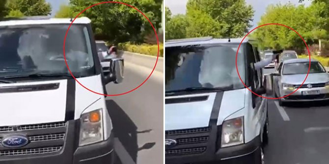 Düğün konvoyunda havaya rastgele ateş etti