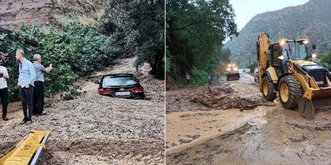 Aydın'da etkili olan sağanak hayatı olumsuz etkiledi