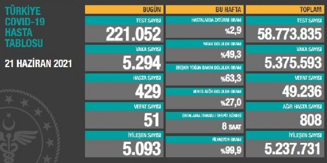 Koronavirüs salgınında can kaybı 49 bin 236'ya yükseldi