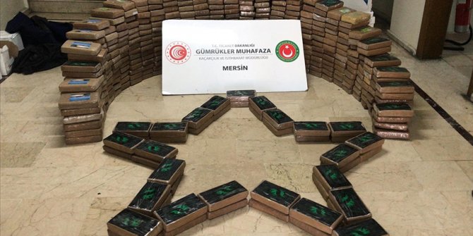 Mersin'de bir haftada ele geçirilen kokain miktarı 1 ton 763 kilogramı buldu