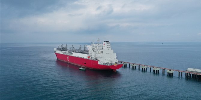 Türkiye'nin günlük gaz kapasitesinin yüzde 8,2'sini Ertuğrul Gazi FSRU Tesisi sağlayacak