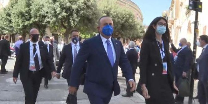 Bakan Çavuşoğlu, G20 Dışişleri Bakanları Toplantısı alanına geldi