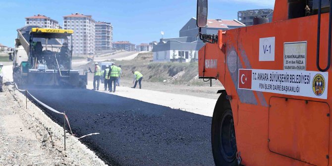 Sincan Alcı mahallesinde asfalt ve altyapı çalışması başlatıldı