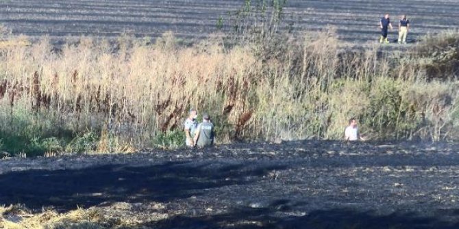 Silivri'de ağaçlık alanda başlayan yangın tarlaya sıçradı