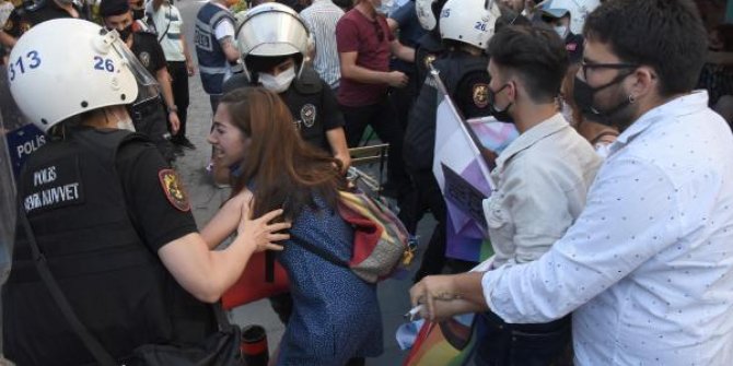 Eskişehir'de 'LGBT Onur Haftası' yürüyüşüne polis müdahalesi: 20 gözaltı