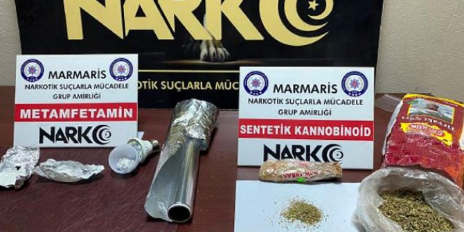 Marmaris’te uyuşturucu operasyonunda 2 tutuklama 