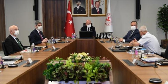 Bakan Soylu başkanlığında Güvenlik ve Koordinasyon Toplantısı