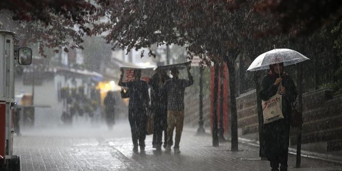 Meteoroloji'den bazı bölgeler için kuvvetli yağış uyarısı