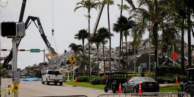 Miami'de bir kısmı çöken 13 katlı binada ölenlerin sayısı 28'e çıktı