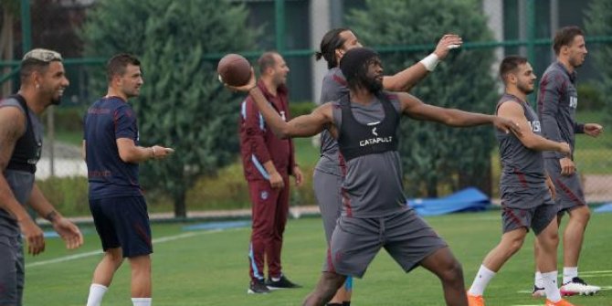 Trabzonspor'dan kuvvet ve koordinasyon idmanı