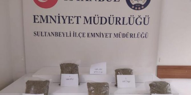 Sultanbeyli'de 2021 yılının ilk yarısında 13 kilo uyuşturucu ele geçirildi