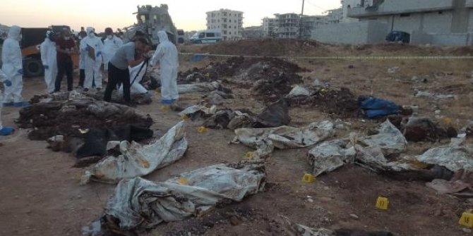 Afrin’de PKK/YPG/PYD'nin katlettiği kişilere ait toplu mezar ortaya çıktı