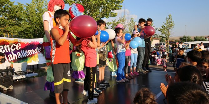 Eğlence mahallemde etkinliği çocuklara nefes aldırdı