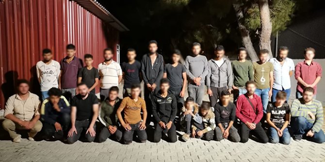 Hatay'da 37 kaçak göçmen yakalandı; 4 organizatöre tutuklama