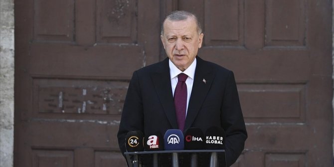Cumhurbaşkanı Erdoğan: Kuzey Kıbrıs'a müjdesini orada parlamentoda vermek istiyorum