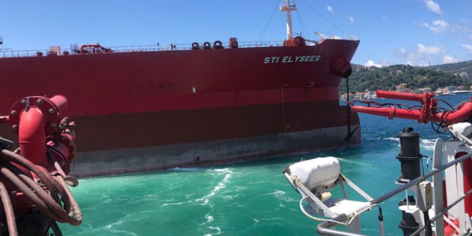 Boğaz'da tanker arızası
