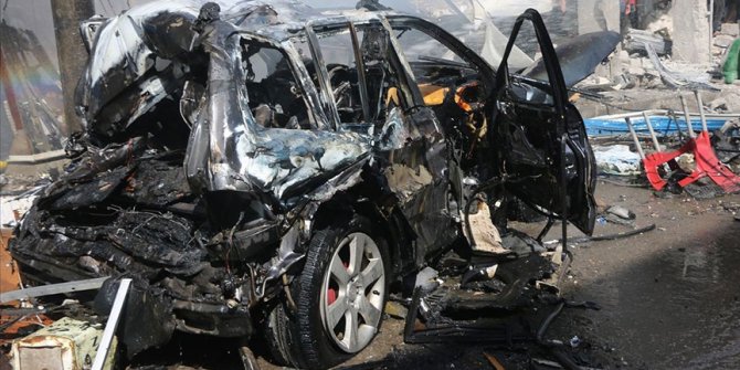 Suriye'nin kuzeyindeki Bab ilçesinde bombalı terör saldırısı: 2 yaralı