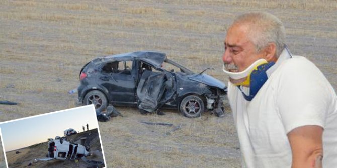 Hafif ticari araç otomobile arkadan çarptı: 2 ölü, 7 yaralı