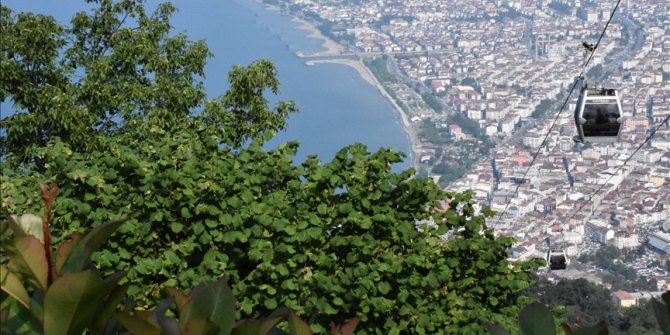 Doğasıyla cezbeden Boztepe'de turist hareketliliği yaşanıyor