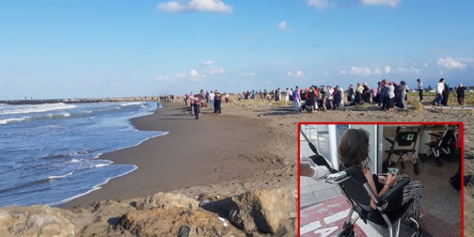 Baba denizde kayboldu, kızı ve akrabası kurtarıldı