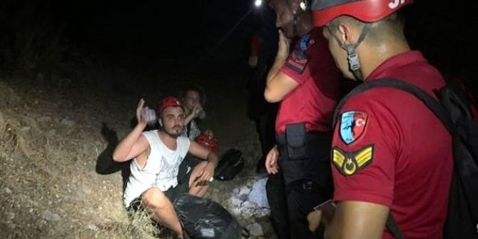 Fethiye'de yürüyüşe çıktılar, 4 saat sonra bulundular