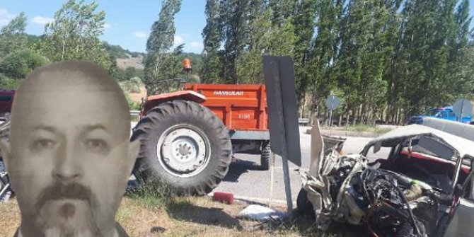 Çorum’da otomobil ile traktör çarpıştı: 3 ölü, 2 yaralı