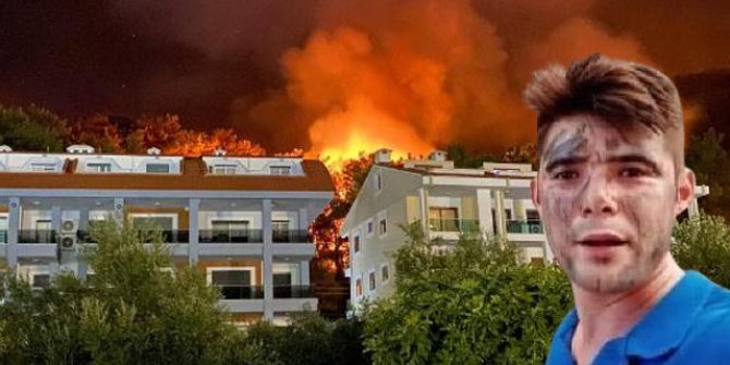Marmaris'teki orman yangınında 2'nci gün; 1 ölü