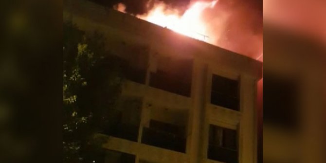 Bağcılar'da gece yarısı korkutan yangın