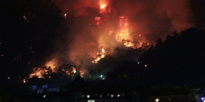 Marmaris'teki yangının nedeni belli oldu