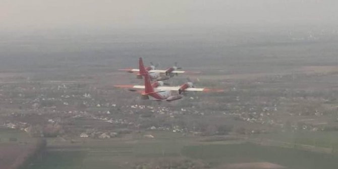 Azerbaycan ve Ukrayna'dan Türkiye'ye destek: Uçaklar yola çıktı