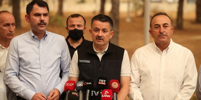 Tarım ve Orman Bakanı Pakdemirli: 57 nokta kontrol altına alındı