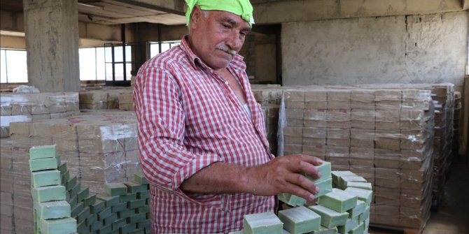 Tescilli Nizip sabunu yurt içi ve dışından yoğun ilgi görüyor