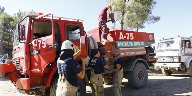 İstanbul İtfaiyesi Manavgat ve Marmaris'te görev yapmaya başladı