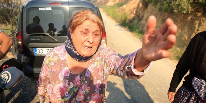 Mersin Aydıncık'taki yangından etkilenenler yaşadıklarını anlattı