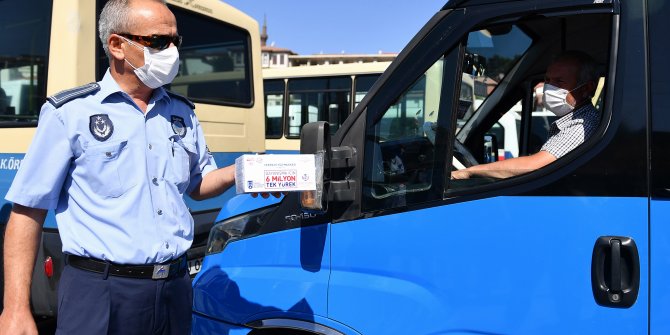 Büyükşehir'den Ulaşım Esnafına Hijyen Desteği