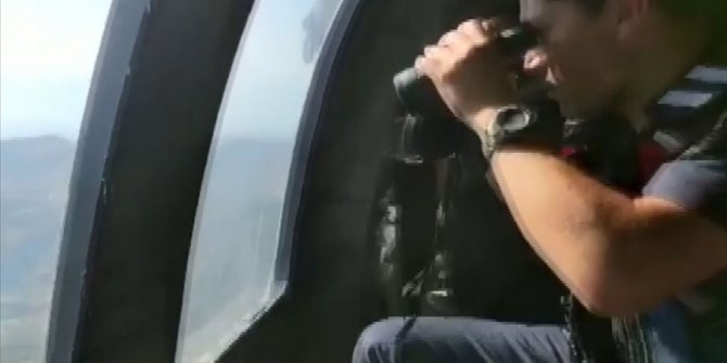 Hatay'da orman yangınlarına karşı helikopter destekli denetim