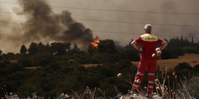Yunanistan'da yeni orman yangınları çıktı