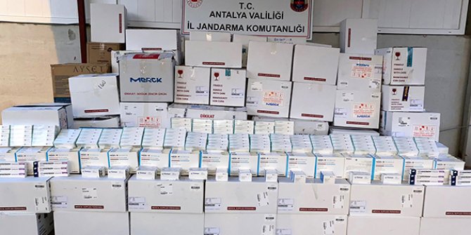 Antalya'da 3,3 milyon liralık kaçak ilaç ele geçirildi