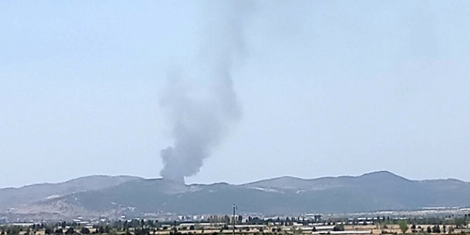Burdur Tefenni'de orman yangını