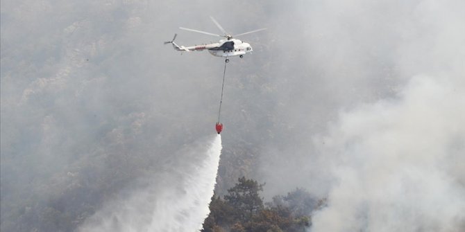 Orman yangınlarında hava araçları 10 günde 19 bin 140 sorti yaptı!