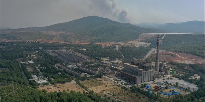 İstanbul'da orman yangını