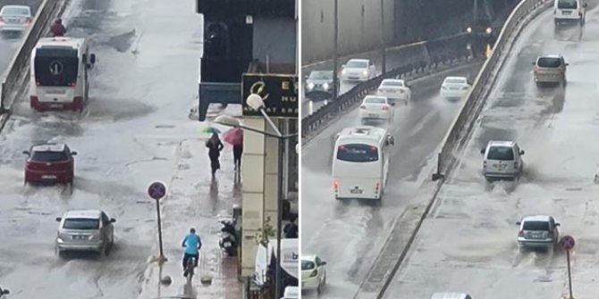 Antalya'da beklenen yağış başladı