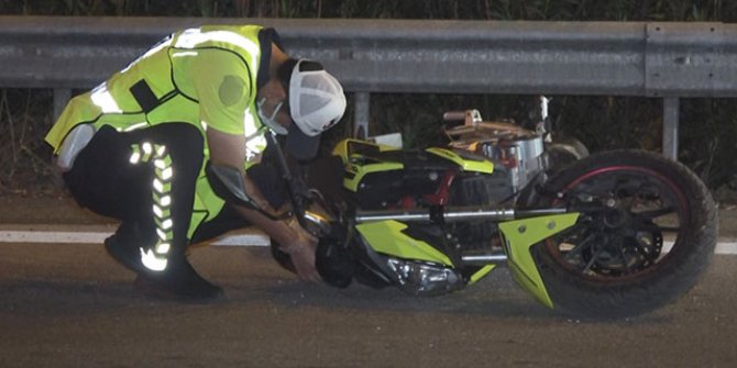 30 metre sürüklenen motosikletin sürücüsü öldü