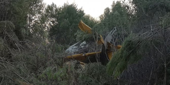 Yunanistan’ın Zakinthos Adası'nda yangın söndürme uçağı düştü