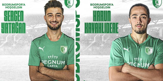 Bodrumspor Harun ve Sergen'le anlaştı