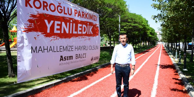 Köroğlu parkı yenilendi