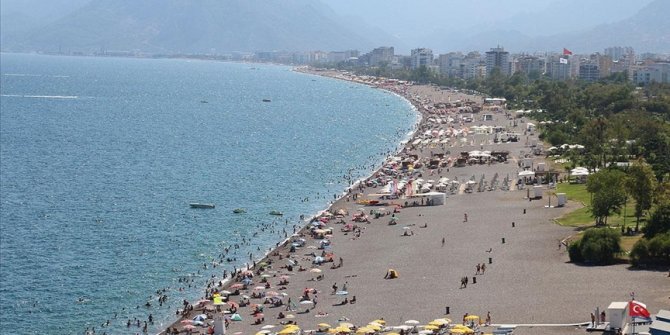 Turizmin başkenti' Antalya 7 ayda 3 milyon 396 bin turist ağırladı