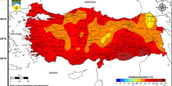 Son 50 yılın en sıcak ikinci temmuzu yaşandı