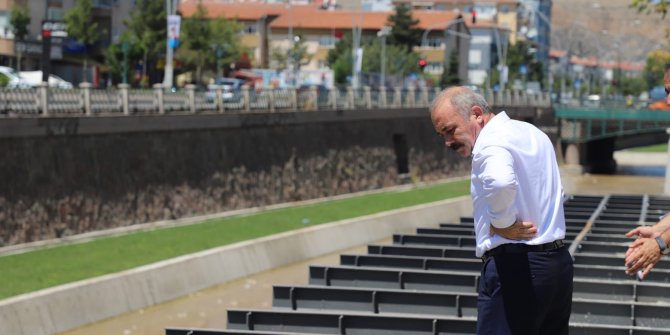 Çankırıda Tatlıçay çalışmaları sürüyor