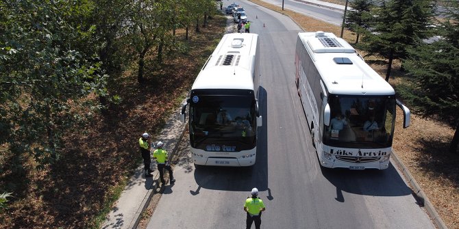 Şehirler arası yolcu otobüsleri denetleniyor
